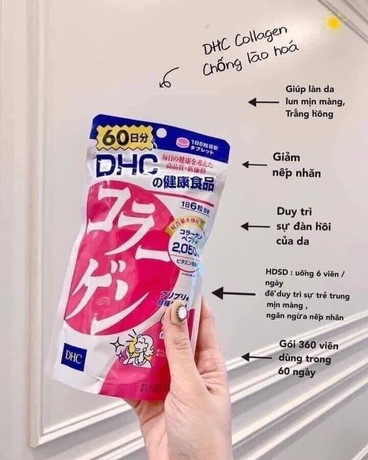 Viên uống collagen dhc 360 viên