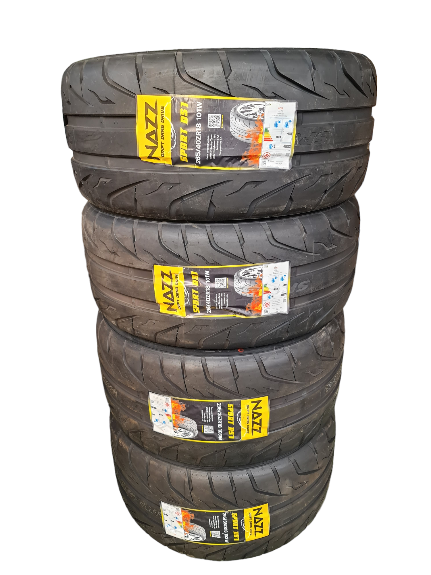 ยาง NAZZ 265/40/18=4เส้น ราคารวมทั้งหมด4เส้น ยางใหม่ปี​2026(มีบริการเก็บเงินปลายทาง)