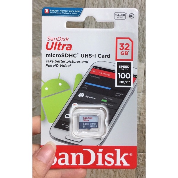 Thẻ nhớ Sandisk 32Gb, 64Gb, 128Gb