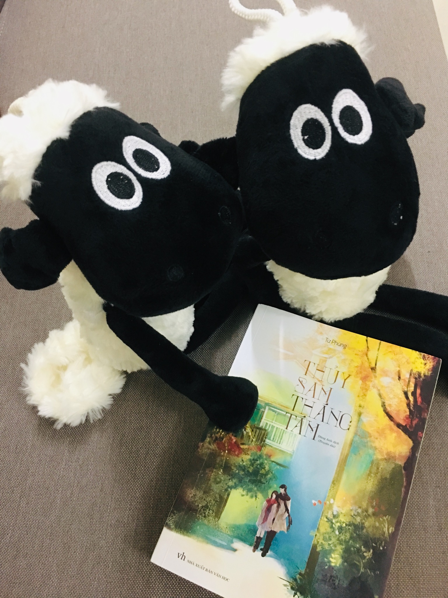 Cừu bông shaun the sheep cừu đen 38cm lông mềm kute