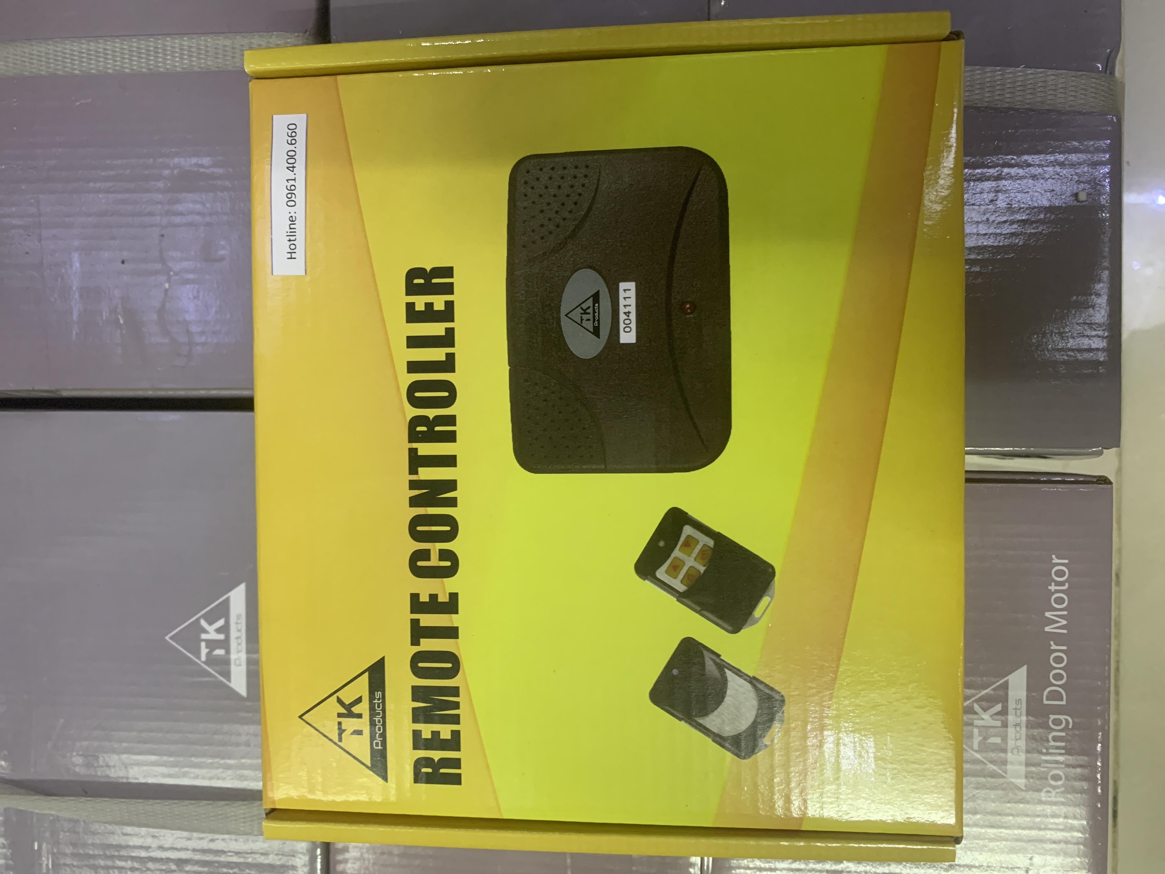 Điều khiển cửa cuốn tk 433mhz zip code