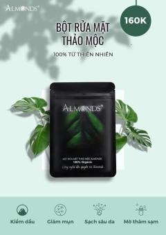 BỘT RỬA MẶT THẢO DƯỢC  - Da Mịn, Căng Bóng Almonds