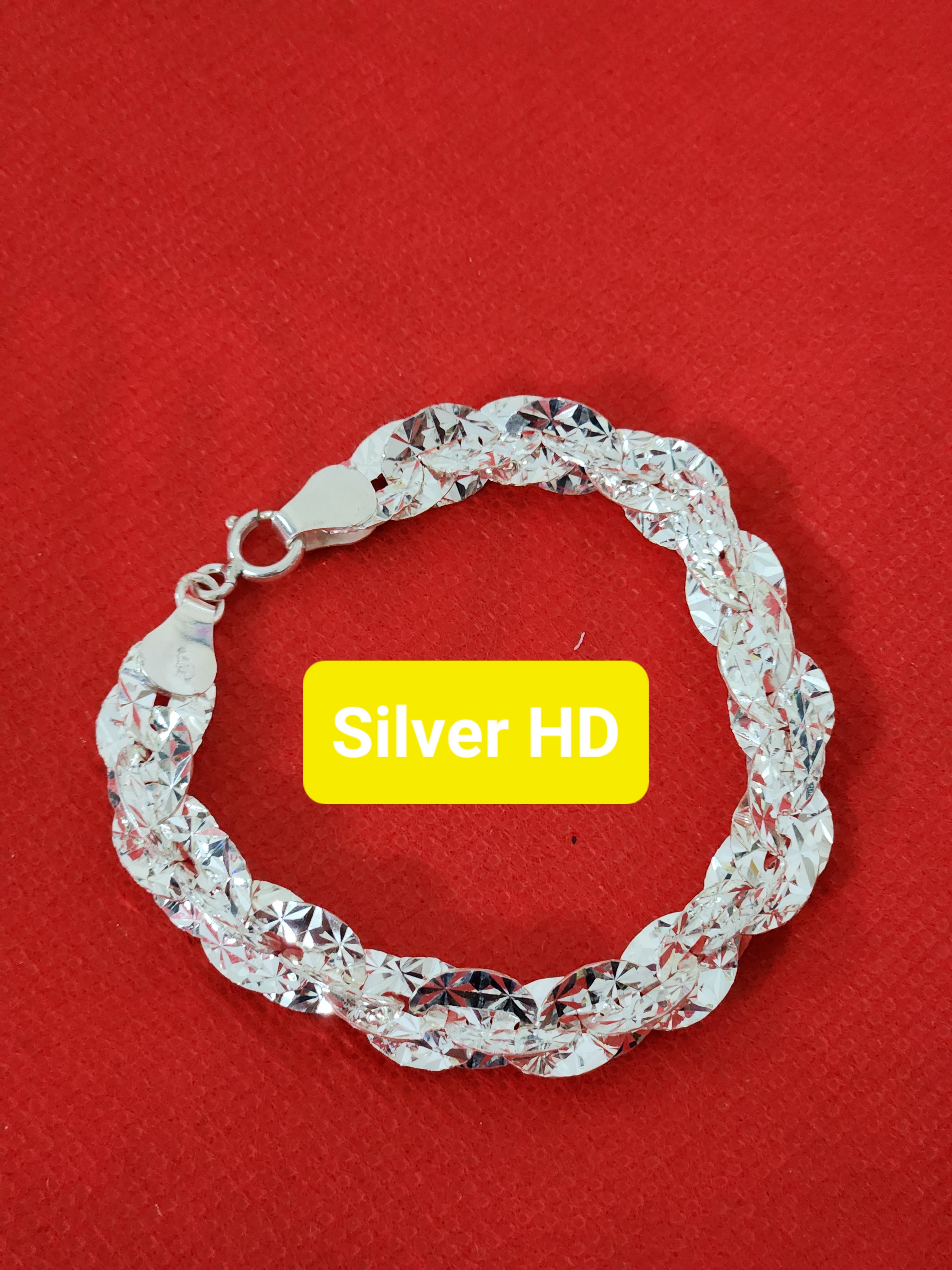 Lắc tay xoắn bạc 925