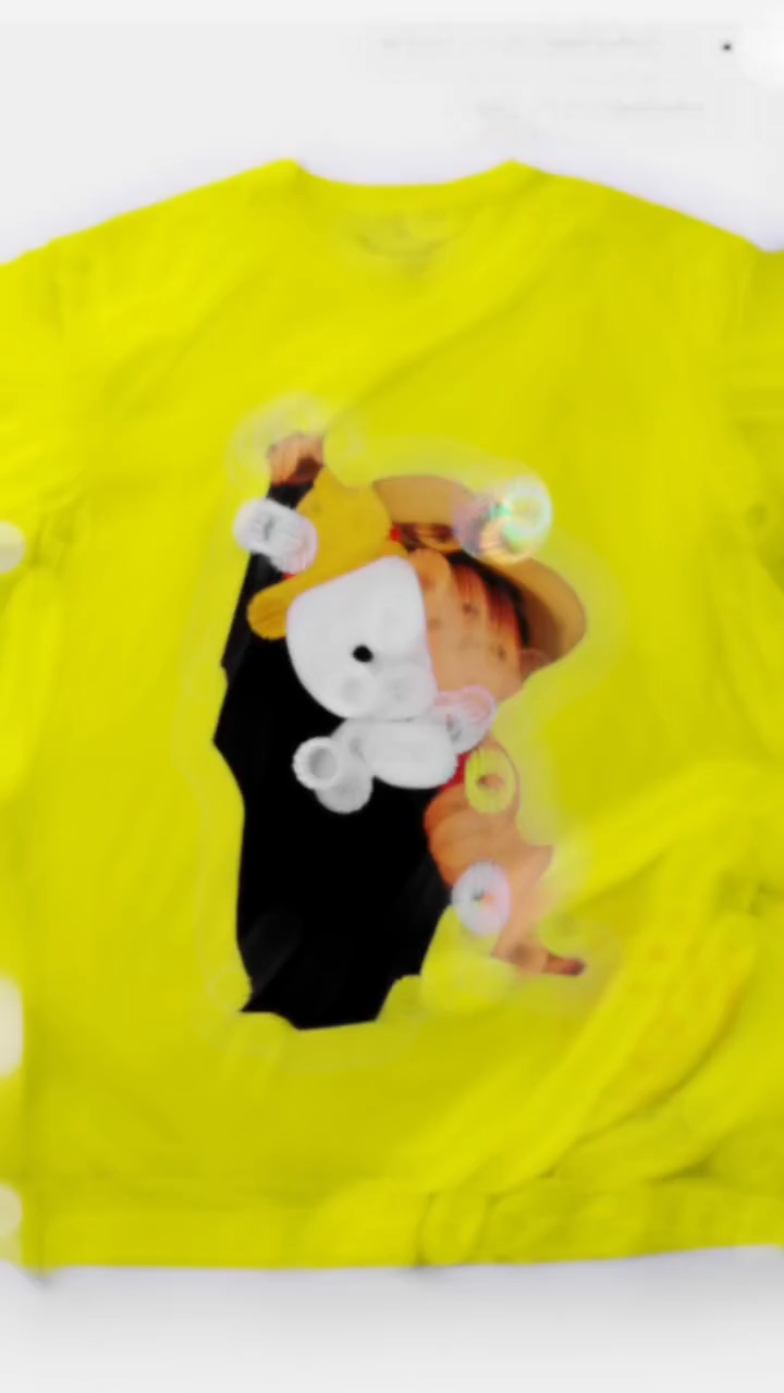 Baju Kaos Atasan Anak Laki - Laki Agatchi Motif One Piece Monkey D Luffy V2