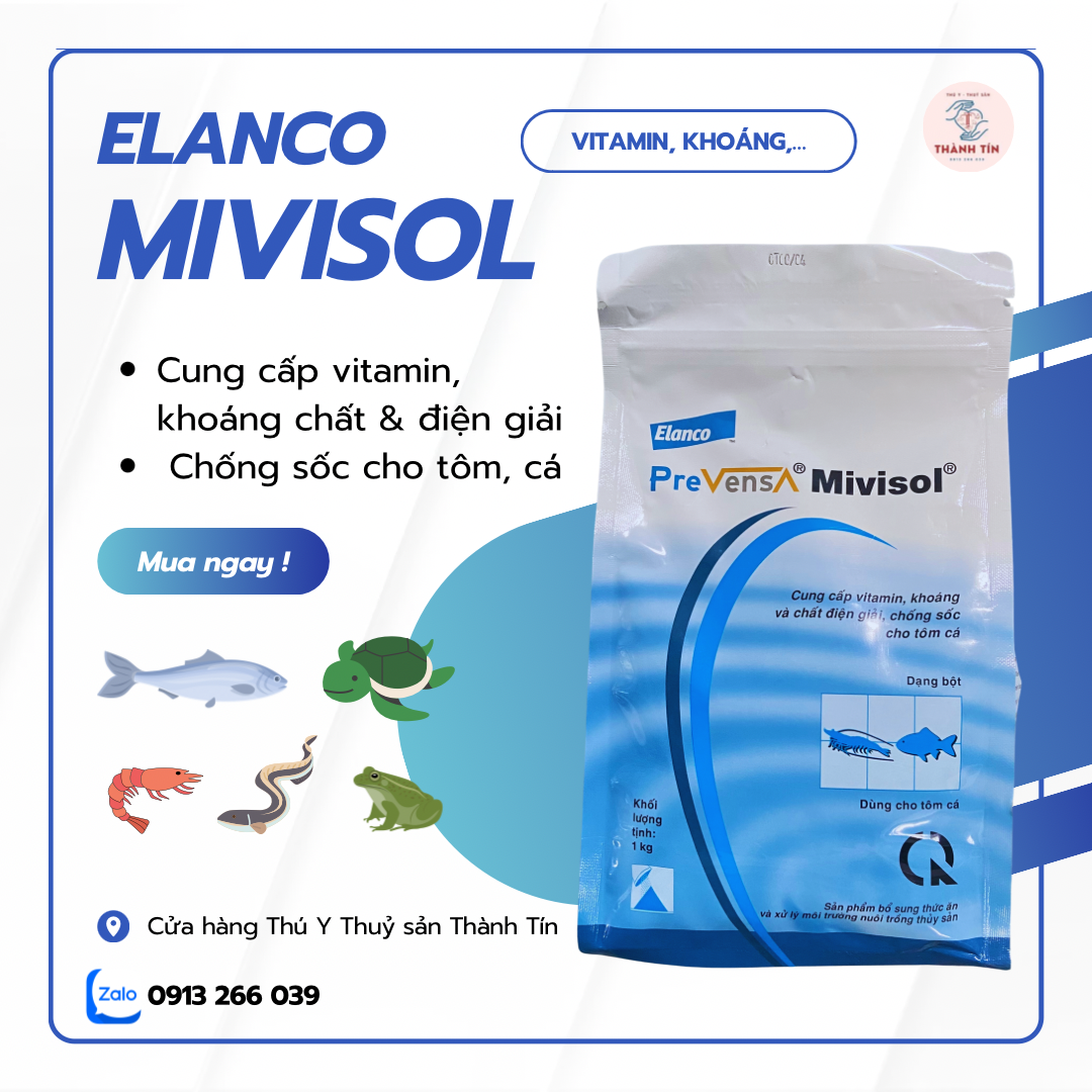 Vitamin, khoáng, điện giải cho cá - Mivisol- BAYER