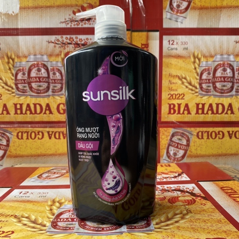 Dầu gội sunsilk đen óng mượt dạng ngời 900ml