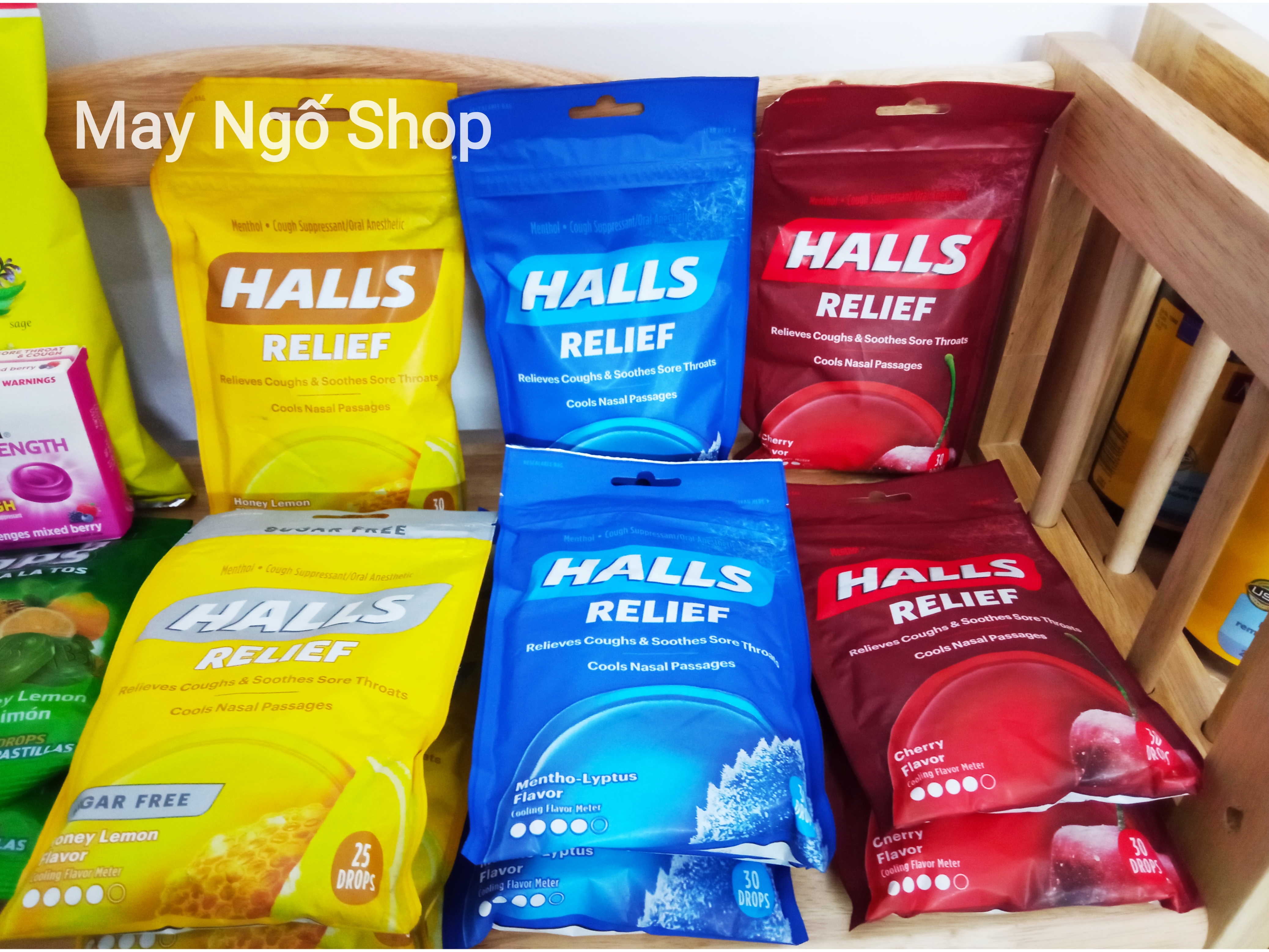 Halls - Kẹo ho đau họng