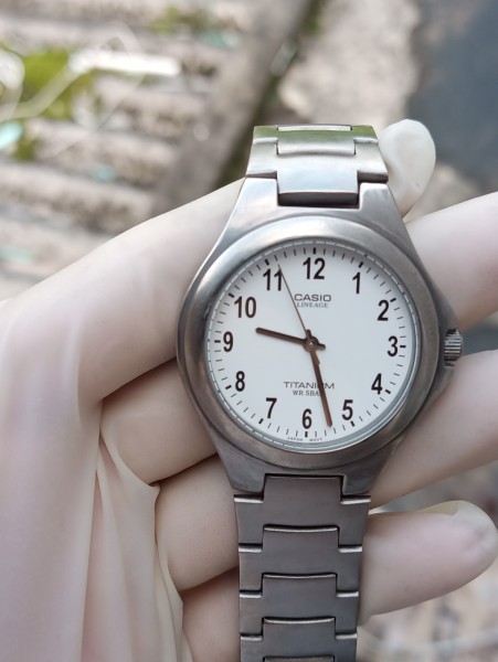 Đồng hồ nam casio full titanium chính hãng