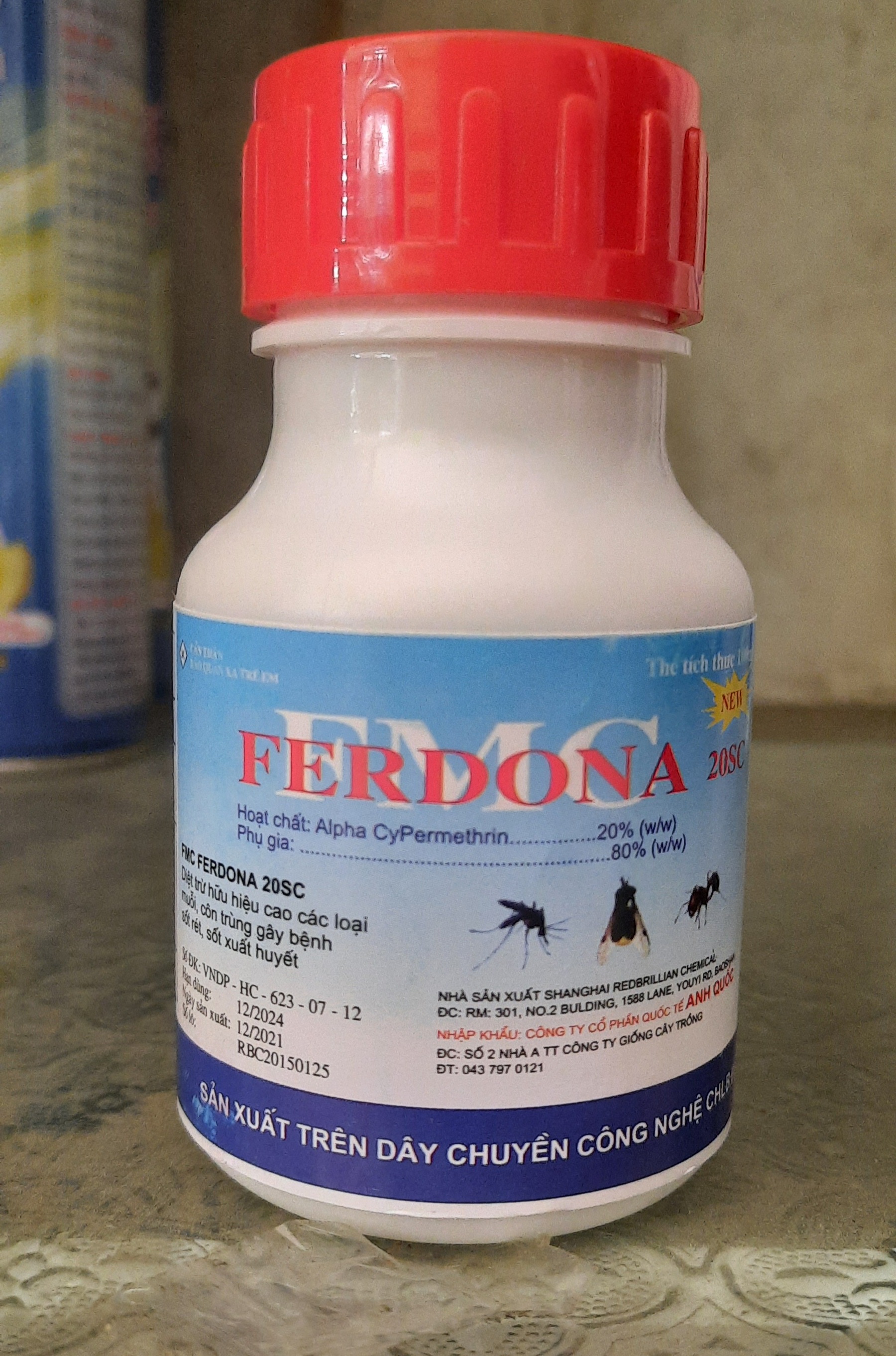 Ferdona diệt côn trùng muỗi , ruồi , kiến ,dán , mạt , bọ chét , bọ nhẩy , tẩm màn