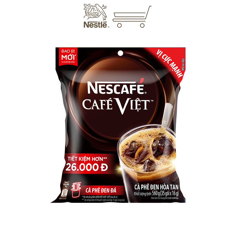 Nescafe hòa tan cafe việt đen đá