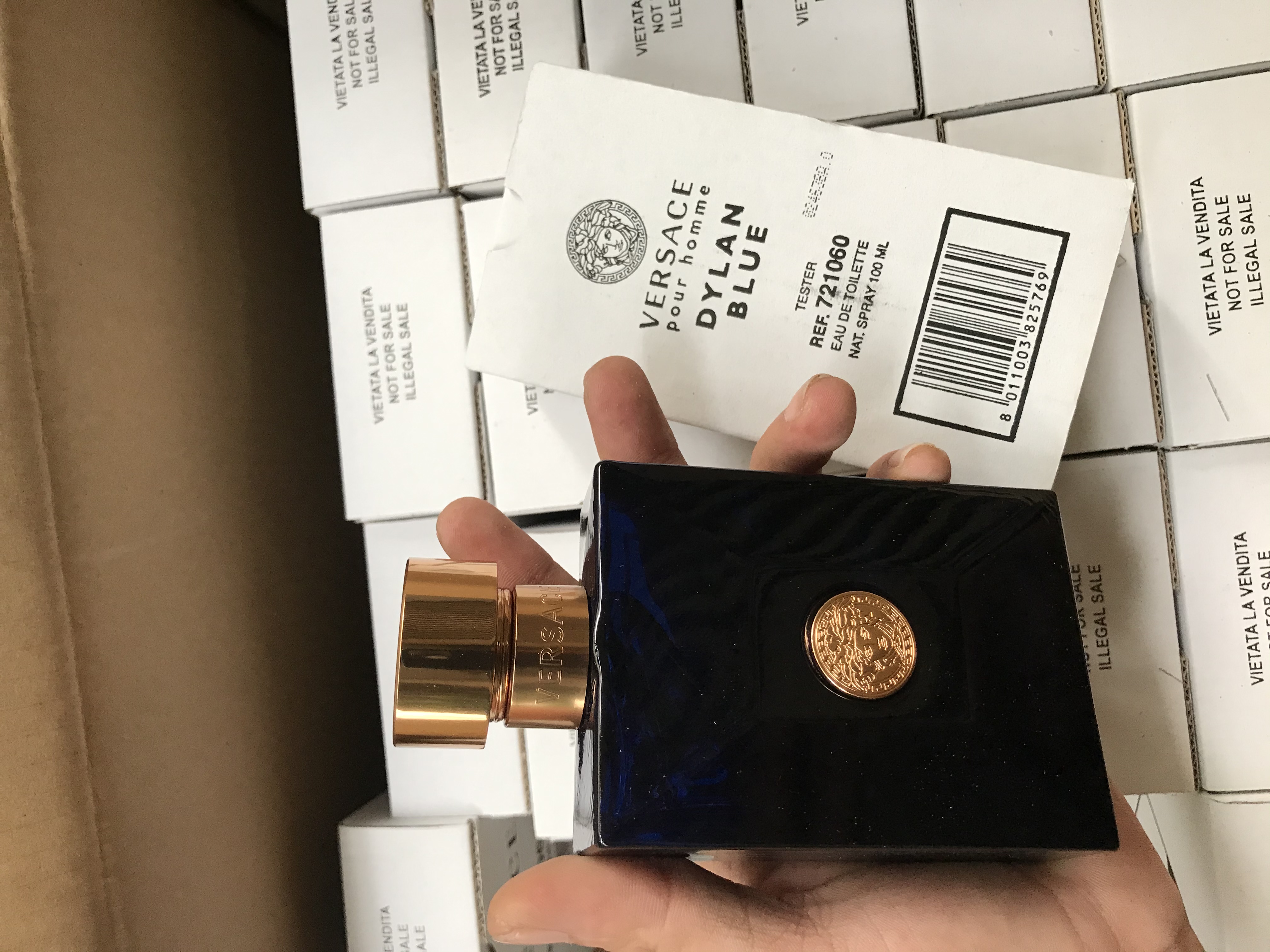 Nước hoa nam thơm lâu tester versace dylan blue pour homme for men edt 100ml
