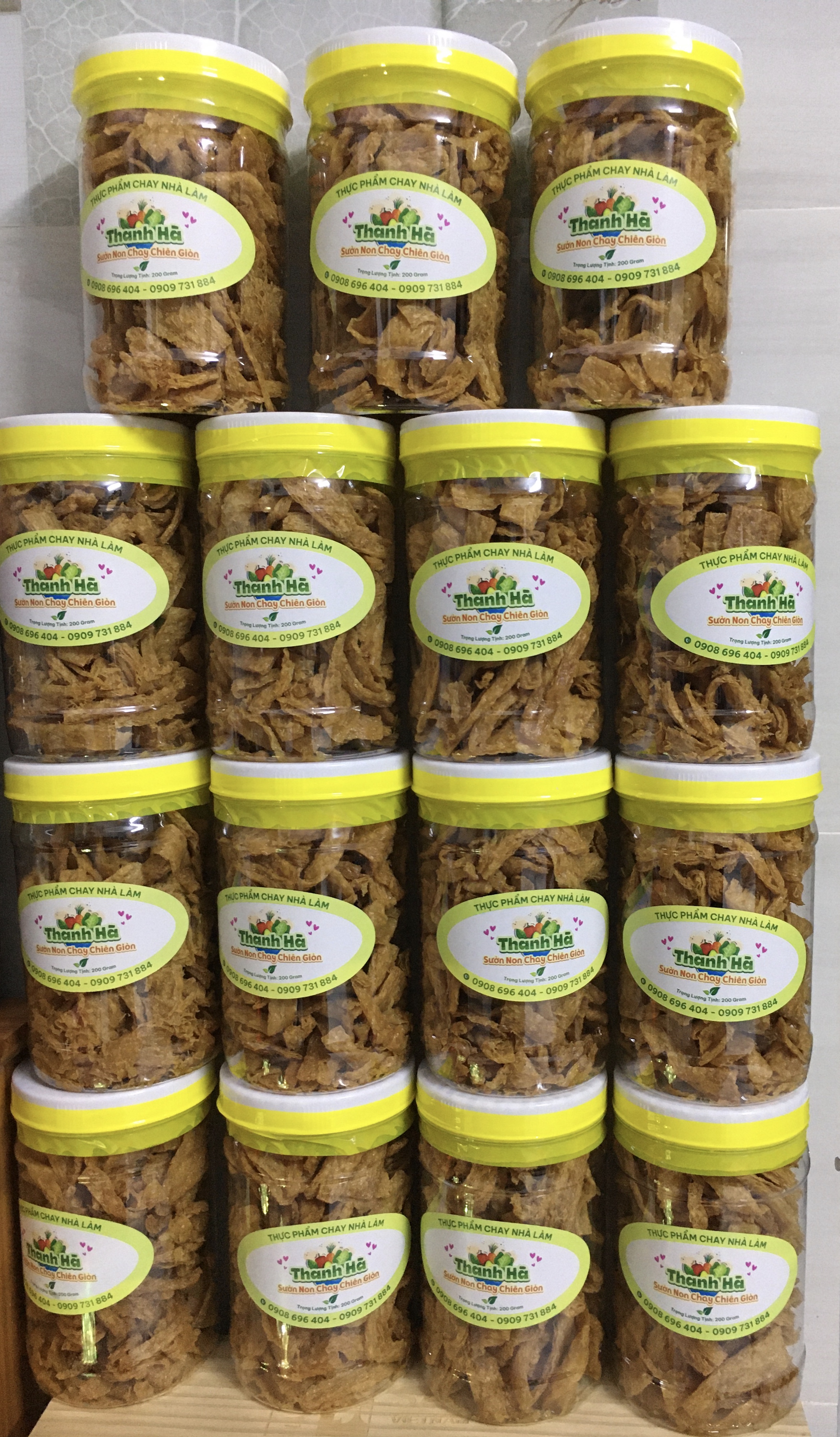 Sườn non chay chiên giòn thanh hà 200gram