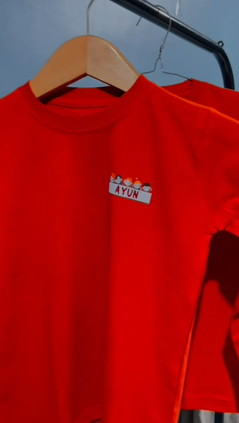 KAOS ANAK LENGAN PENDEK BERTEMA KIMETSU-NO-YAIBA-CHIBI BAHAN TEBAL DAN TIDAK PANAS