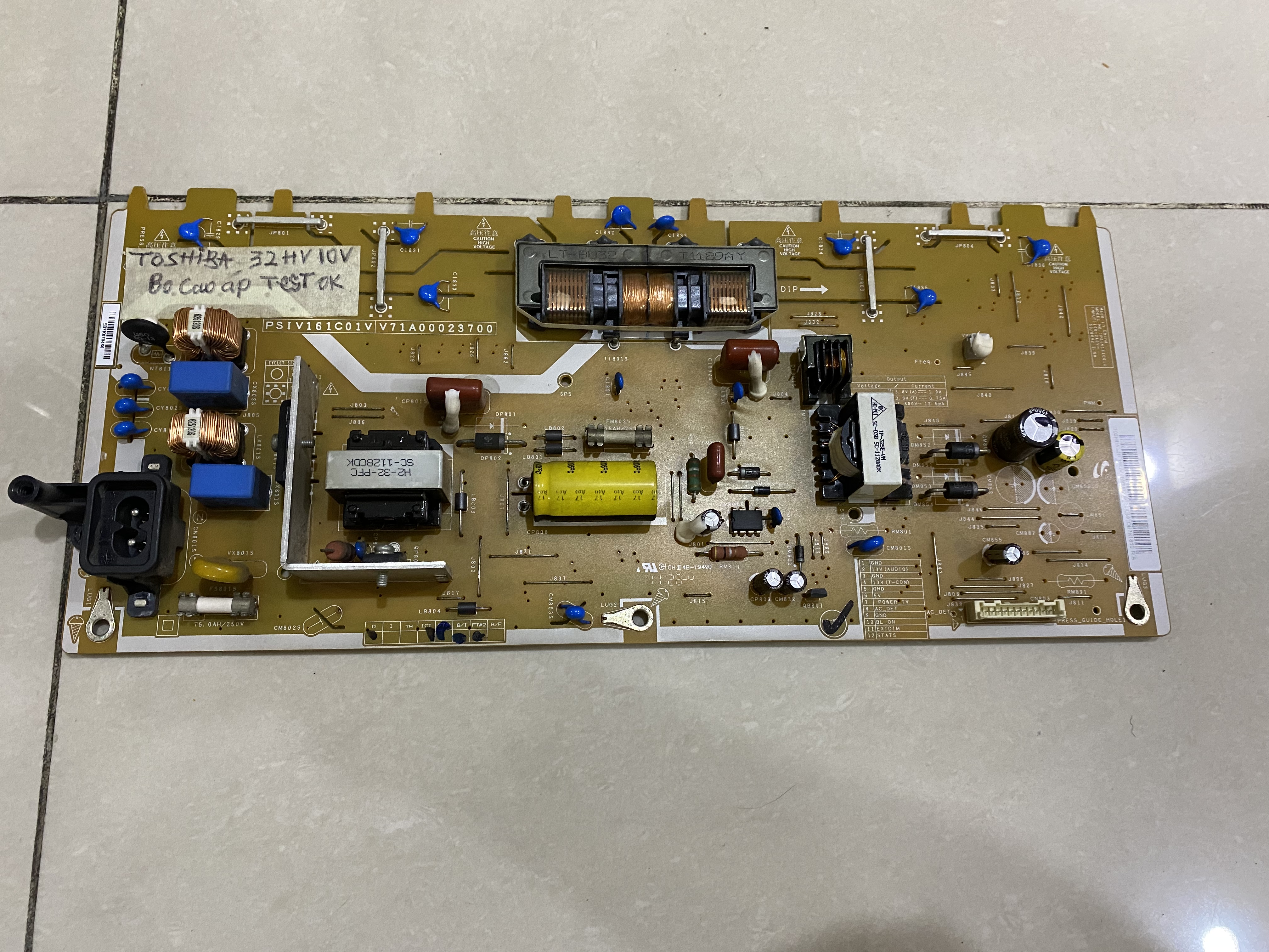 Bo nguồn tivi toshiba 32hv10v