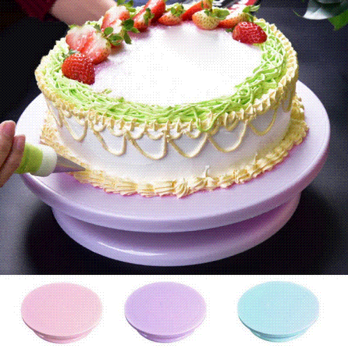Amazon.com: The Upper Kitchen Cake Spinner – Best Cake Spinner Turntable  for Decorating, Tall Spinning Cake Stand for Decorating, Rotating Cake  Stand, Small Revolving Cake Stand, White Cake Decorating Stand : Home