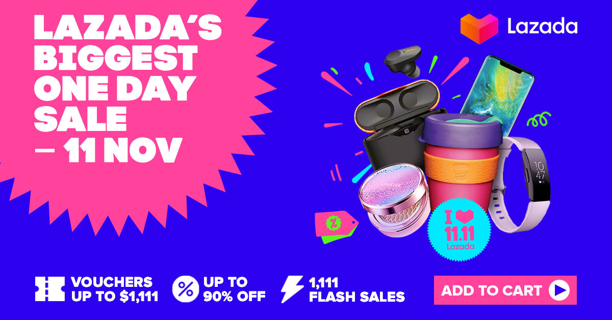 LAZADA'S BIGGEST ONE DAY SALE - UPTO 90% OFF