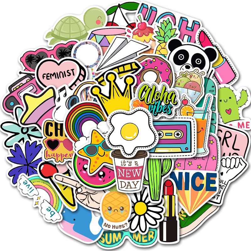 H149 - sticker hình siêu cute - pvc/ hình dán chống nước