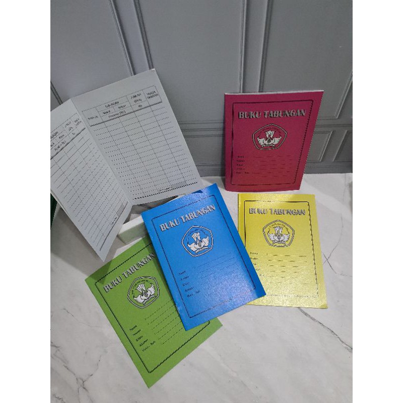 (50pc) buku tabungan sekolah/tabungan anak