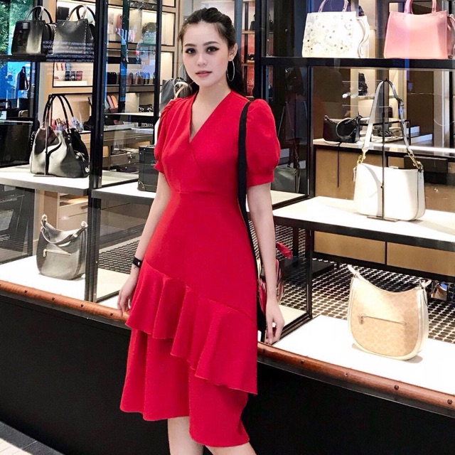 Đầm xoè tùng 2 tầng v2