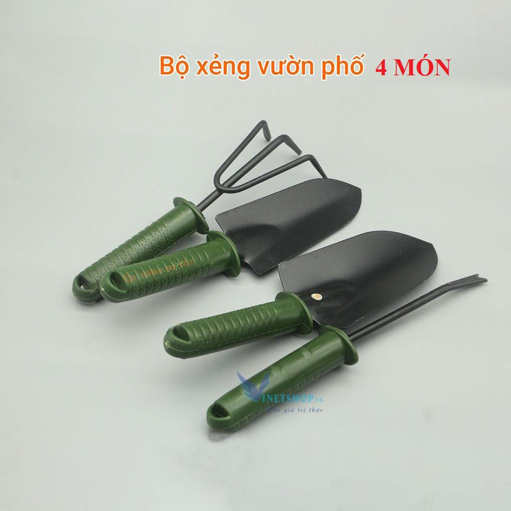 Bộ dụng cụ làm vườn mini 3 món bằng thép không gỉ -dc3389
