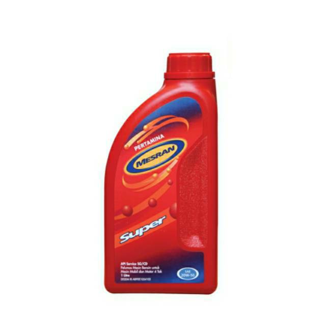 Oli Pertamina Mesran Super 0.8L & 1L Sae 20W-50 800ml & 1 liter