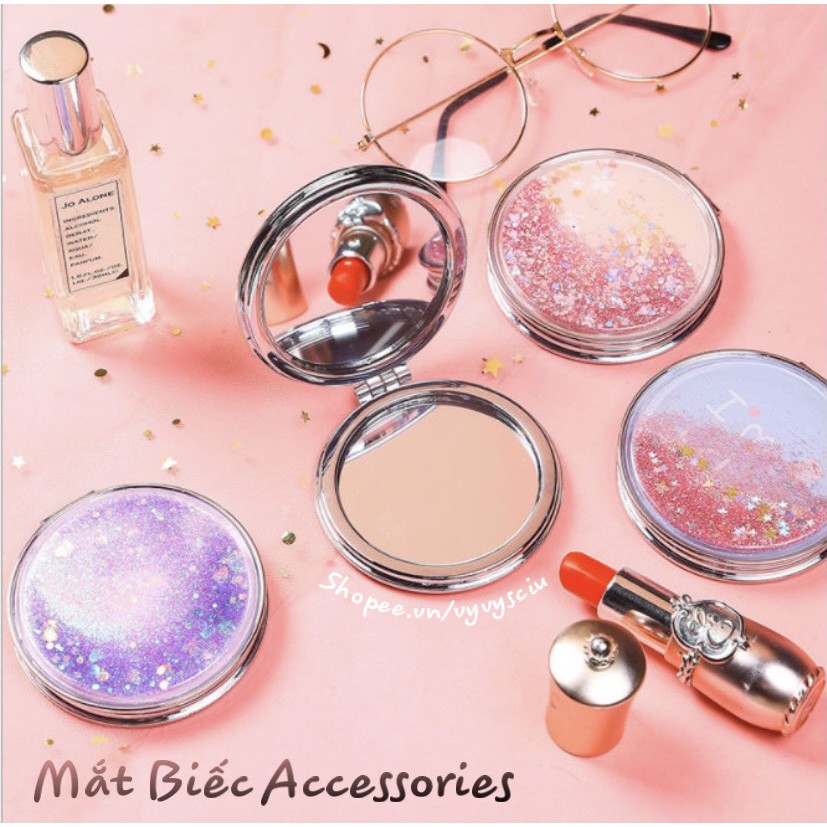Gương mini gập 2 mặt bỏ túi siêu cute G03