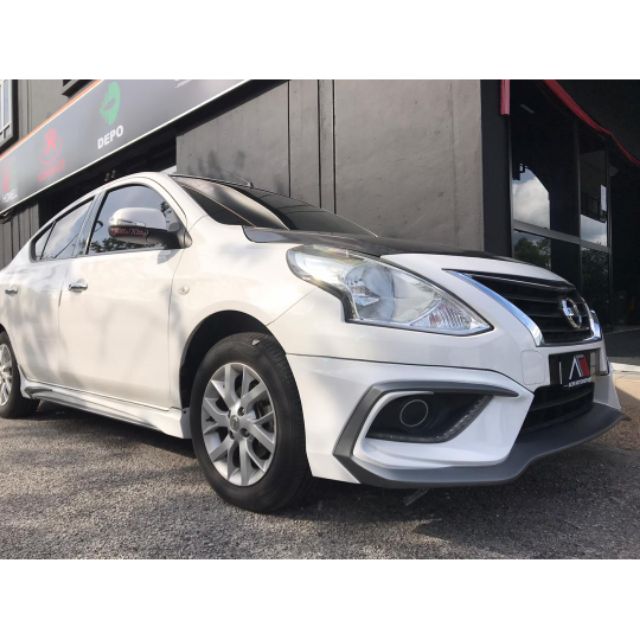 Nissan almera black edition bodykit