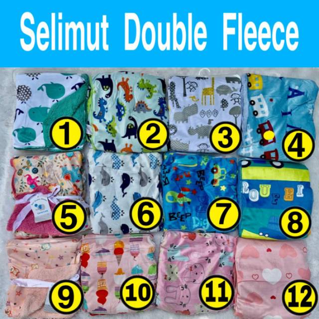 Selimut Carter Double Fleece Selimut Bayi Double Fleece Lembut
