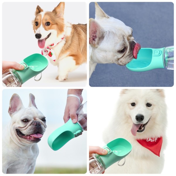 Bình nước di động cho thú cưng – Dụng cụ uống nước cầm tay du lịch tiện dụng cho chó mèo