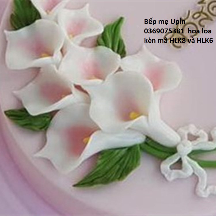 Bộ 3 khuôn silicon hoa loa kèn mã hlk8 hlk6 và hlk7