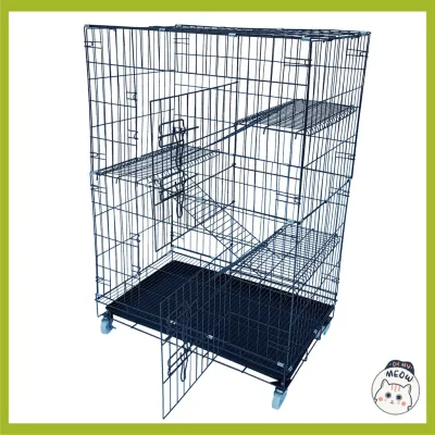 3 Level Cat Cage / Sangkar Kucing 3 Tingkat High Quality Pet Cage [30"L x 18"L x 40"H] - 6231