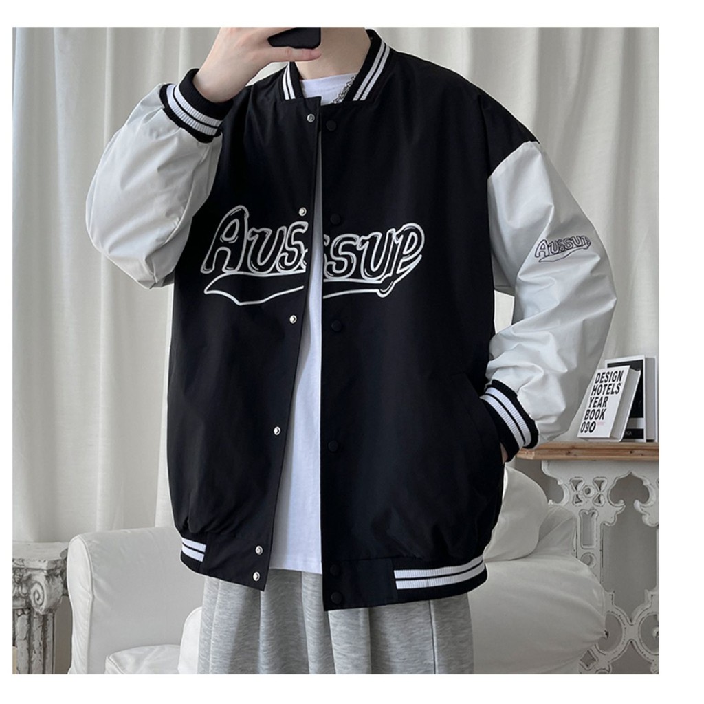 Áo khoác bomber nam nữ, áo khoác bóng chày dù áo khoác nam nữ unisex mỏng năng động