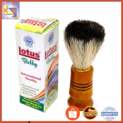 Lotus Bobby Smooth and Soft Synthetic Bristle Shaving Brush Big
