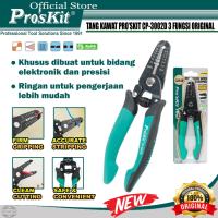 Proskit Tang Pengupas Kabel Precision Wire Stripper AWG Proskit CP-3002D 3 Fungsi Original