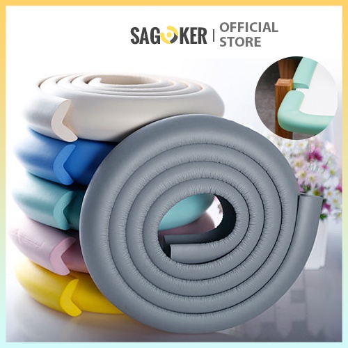 Cuộn xốp bọc cạnh bàn dài 2m có keo, bảo vệ cho trẻ nhỏ, mã xob205