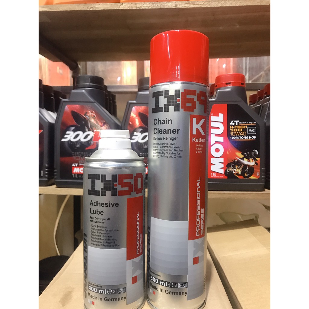Combo vệ sinh- bảo dưỡng sên Ix69+Ix50