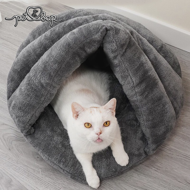 [Hoàn Tiền 10%] Nhà đệm cho thú cưng kín gió - Ổ cho chó mèo khép kín có 2 màu