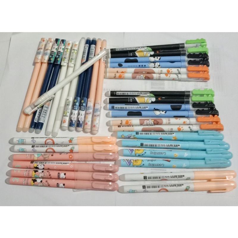 (12pisc) pen bisa hapus/pen gel hapus/erasable pen/pen hapus lucu fancy ODEMEI