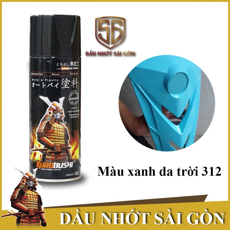 Samurai 312 - chai sơn xịt xe máy màu xanh da trời 21/312