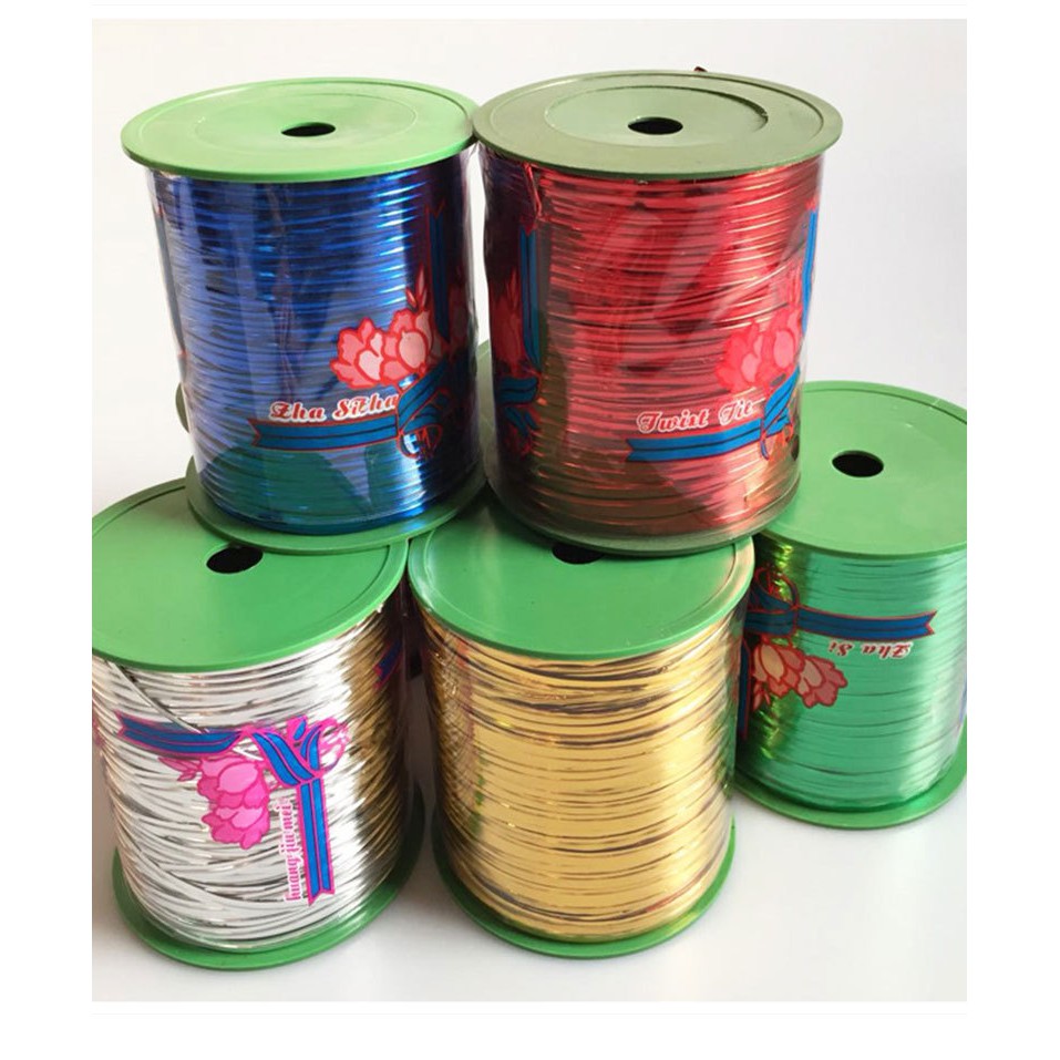 Cuộn kẽm cài hoa,cây cảnh trang trí bản dày 2mm cuộn dài 400m