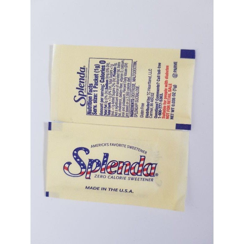 Sét 10 gói đường ăn kiêng Splenda Mỹ date mới