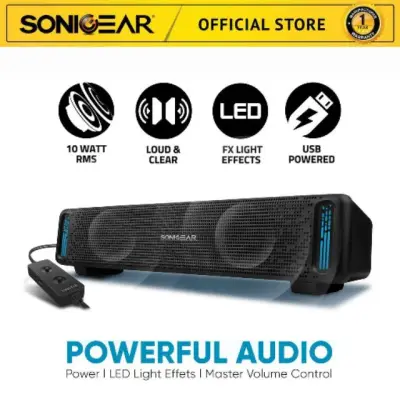 SonicGear SonicBar U200 Powerful Audio With LED Light Effects