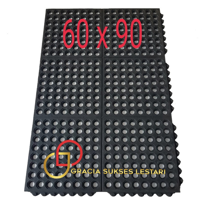 Keset Karpet Karet Anti Slip Karpet Masjid Wudhu / Laundy 60 x 90 WSM