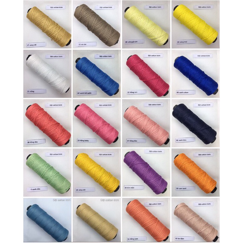 SỢI DỆT COTTON TRƠN CRAFTYAN