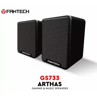 Fantech ลำโพงเกมมิ่ง รุ่น GS733 Gaming Speaker Stereo สเตริโอ 2.1 ระบบเสียง 360 Surround Bass Membrane สีดำ / สีขาว