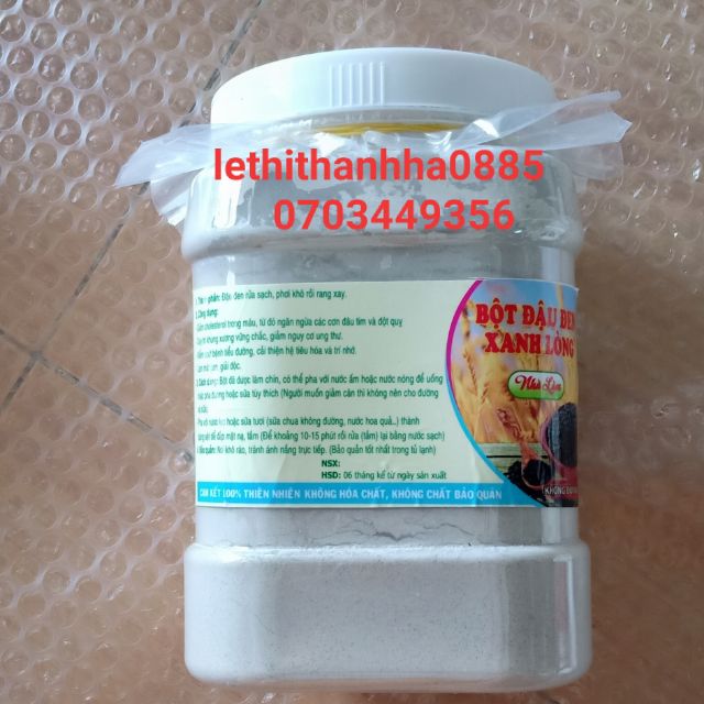 Bột đậu đen xanh lòng handmade 1kg