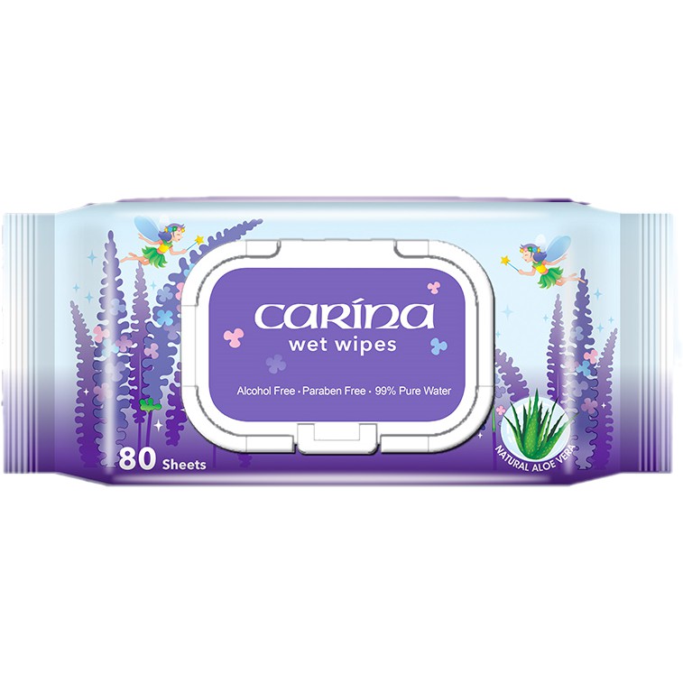 Carina Wet Wipes 30/ 80 sheet Carina Tissue
