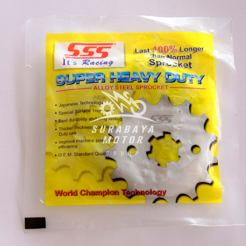 Gear Depan SSS Honda KCT 428 13 14 15 16 CB150 CBR150 GL Mega Pro Tiger CRF150 CS1 Verza Sonic CRF