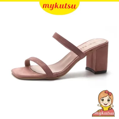 MYKUTSU Danise Women Midi Heels (Plus Size 35-45)