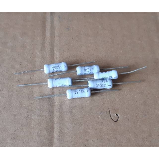 Resistor Panasonic 39 ohm 3watt 5% original (10PCS) Harga  4,000 rupiah*Gratis Ongkir
